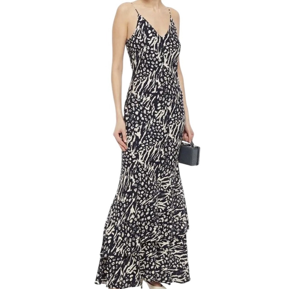 REBECCA VALLANCE LOLA Maxi Dress Womens Size 8 US Long Elegant Designer Party